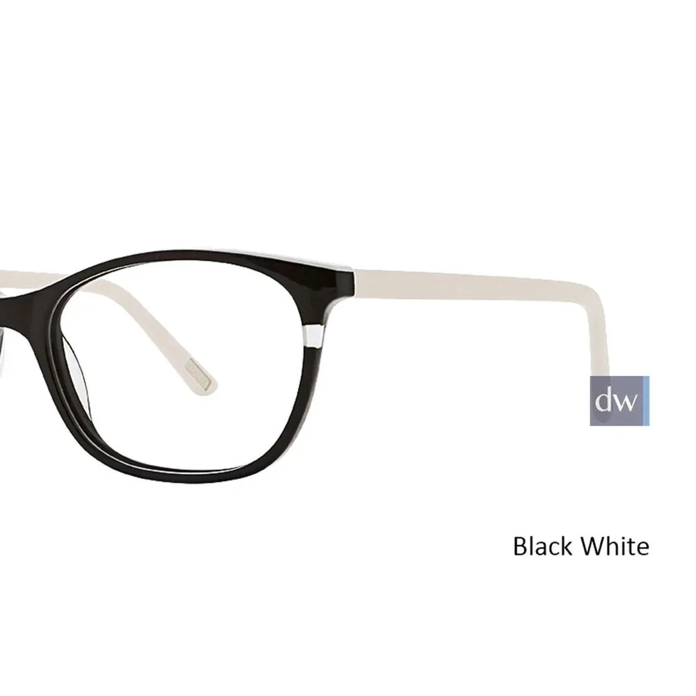 NWT Xoxo XOXO-TRINIDAD-BLACK-WHITE 53mm New Eyeglasses